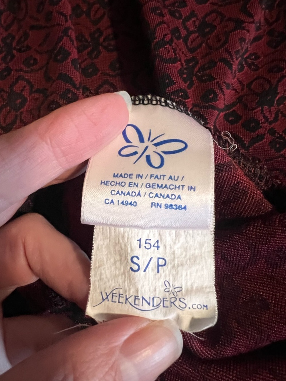 Weekender Sleeveless Top Size Small - Picture 3 of 3